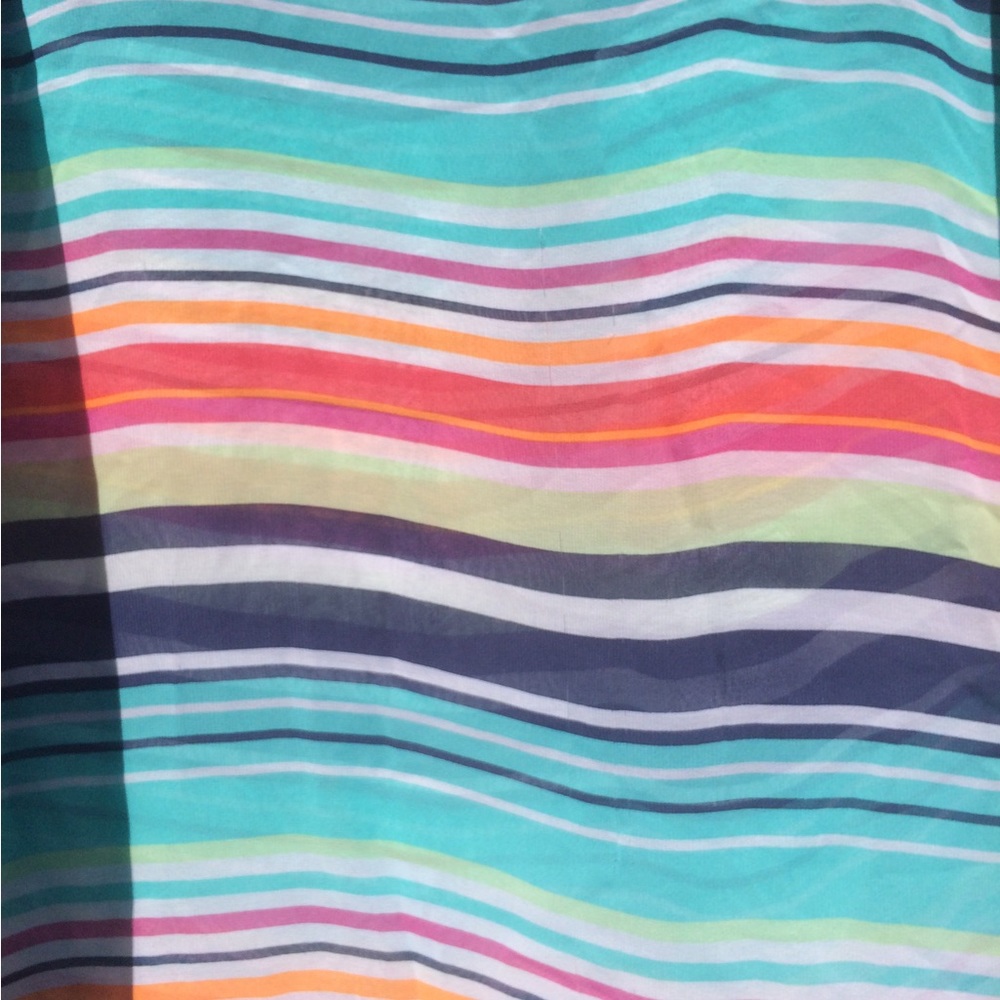 Torrid Striped Shear Tank Top - Picture 7 of 11